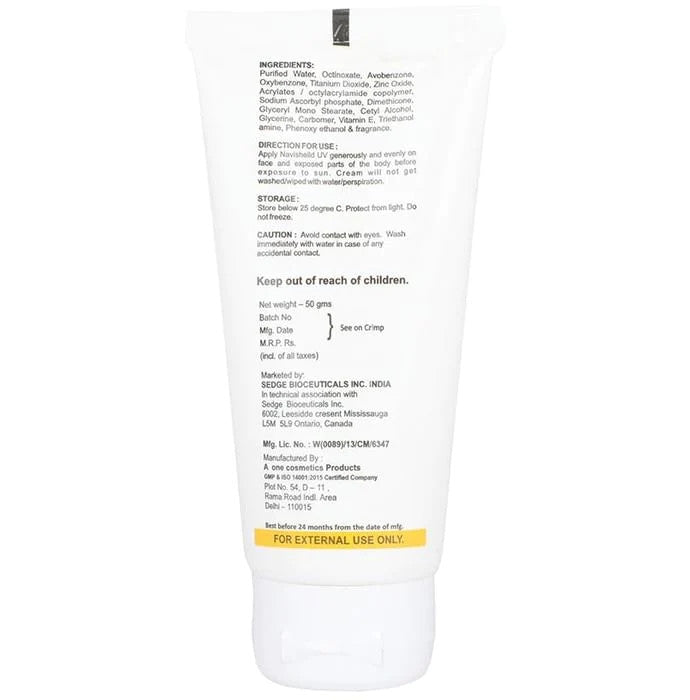 Navishield UV Cream SPF 50+