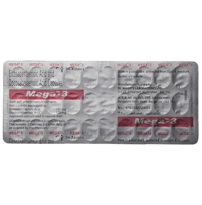 Mega -3 Soft Gelatin Capsule