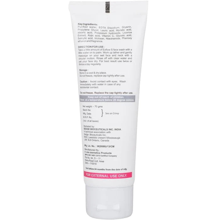 Exflow S Face Wash