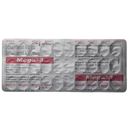 Mega -3 Soft Gelatin Capsule